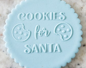 Ciasteczka dla Świętego Mikołaja 3 POPup Embosser Cookie Biscuit Stamp Fondant Cake Decorating Icing Cupcakes Stencil Christmas