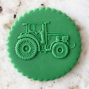 Traktor POPUp Embosser Stämpel Fondant Tårtdekoration Glasyr Fars Dag