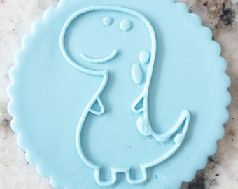 Dinosaur Cookie Biscuit Cookie POPup Embosser Stamp Fondant Cake Decorating Icing