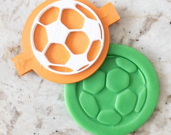 Football Cookie Biscuit Embosser Stamp Fondant Cake Decorating Icing Cupcake Fathers Day