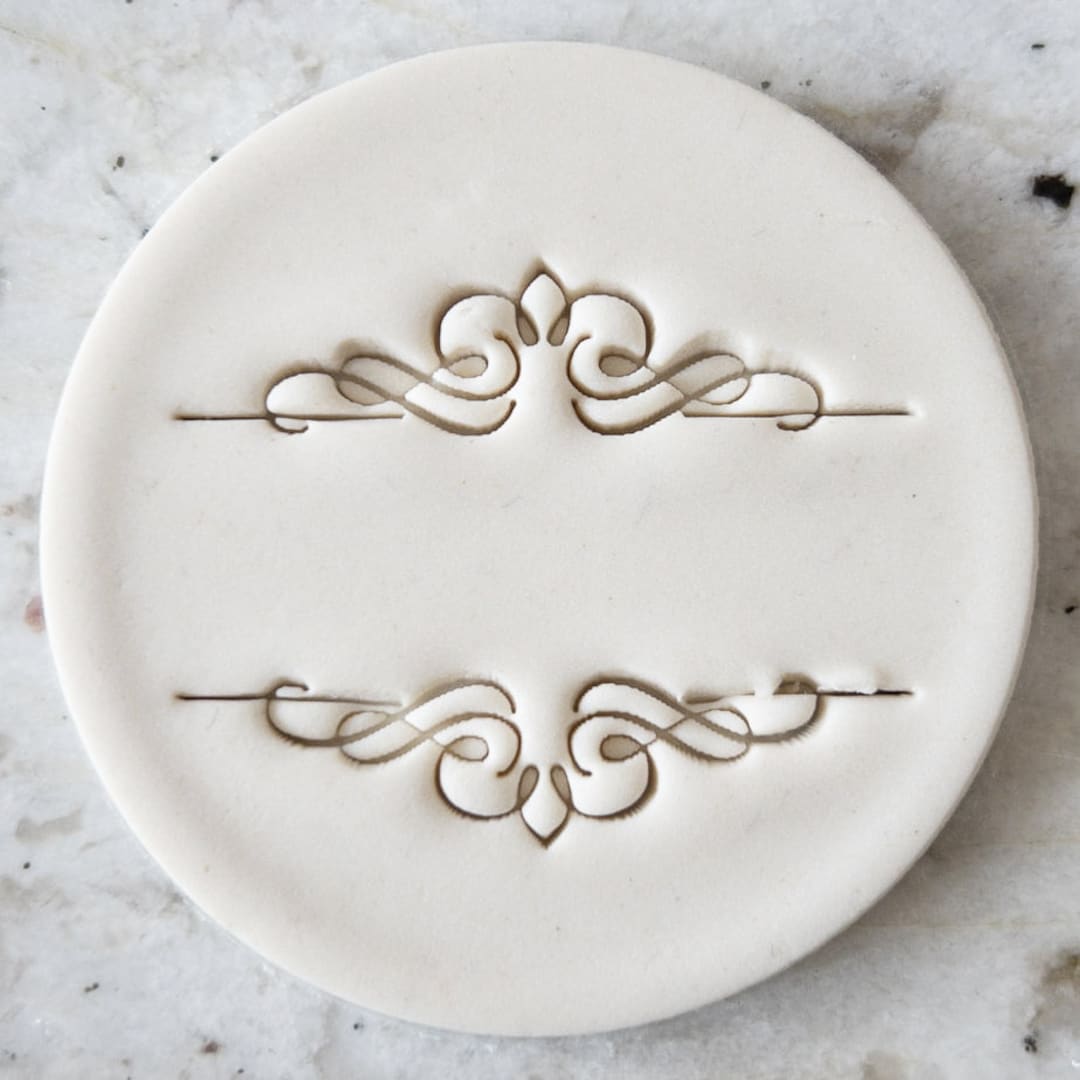 Split Decorative Border Cookie Biscuit Stamp Fondant Cake Decorating ...