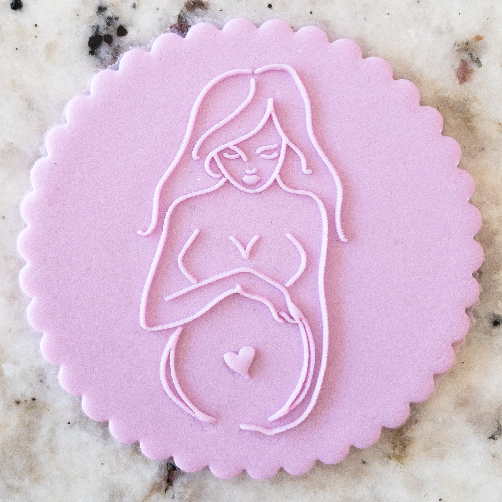 Pregnancy Popup Embosser Cookie Biscuit Stamp Fondant Cake Etsy