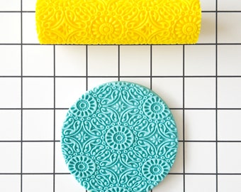 Rodillo con estampado de brocado, galleta, galleta, POPup, estampador, fondant, decoración de tartas, glaseado