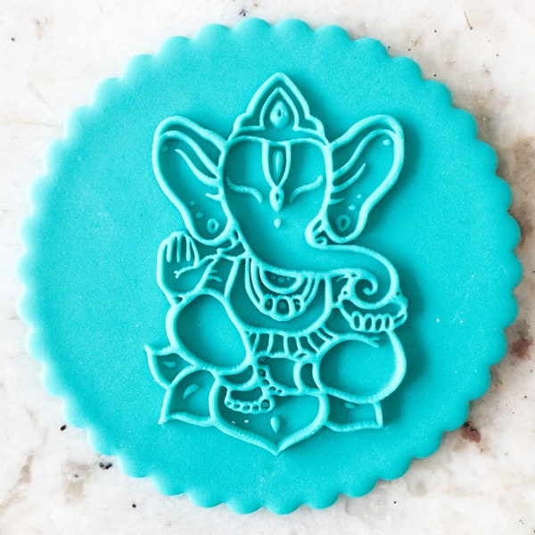 Ganesh Biscuit Cookie POPup Embosser Stamp Fondant Cake Decorating Icing Cupcakes Stencil