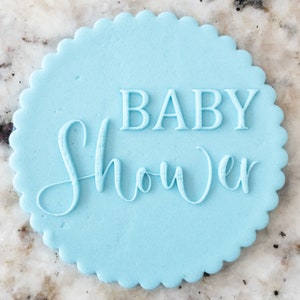 Baby Shower 2 POPup Prägung Keks Keks stempel Fondant Kuchen Dekorieren Iks Cupcakes Schablone