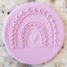 Boho Rainbow POPup Embosser Cookie Biscuit Stamp Fondant Cake Decorating Icing Cupcakes Stencil 