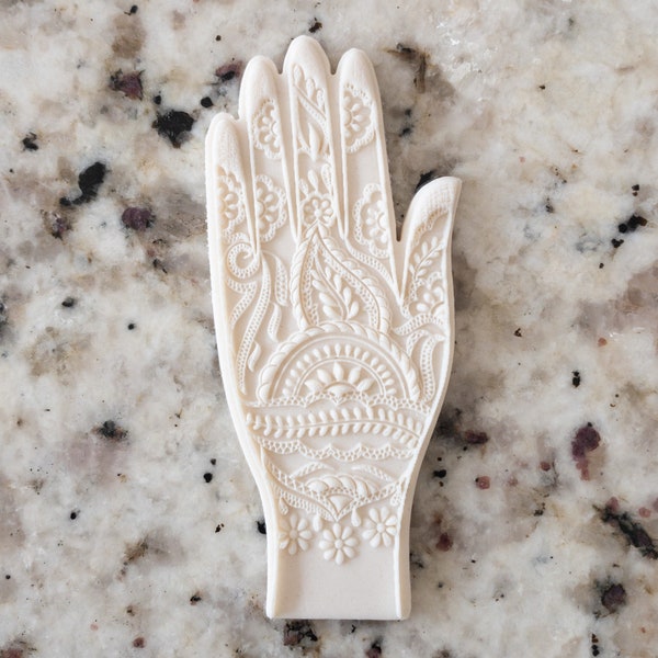 Henna Hand Biscuit Cookie POPup Embosser Stamp Fondant Cake Decorating Icing Mehndi Indian Wedding