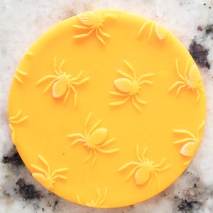 Spider Pattern Halloween POPup Embosser Cookie Biscuit Stamp Fondant Cake Decorating Icing Cupcakes Clay Stencil