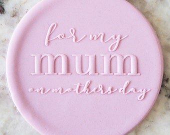 Für Meine Mama POPup Embosser Keks Keks stempel Fondant Cake Decorating Icing Cupcakes Schablone Muttertag