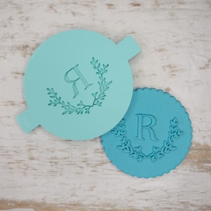 Carta personalizada Corona Galleta Galleta POPup Embosser Stamp Fondant Cake Decorating Icing