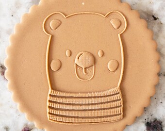 Orso Boho POPup Embosser Cookie Biscuit Stamp Fondant Cake Decorating Icing Cupcakes Stencil