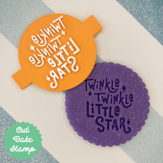 Birthday Cutters Little Star Cookie Cutter #3 Baby Shower Cookie Stamp