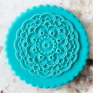 Blumen Mandala Keks Cookie POPup Embosser Stempel Fondant Kuchen Dekorieren Icing Cupcakes Schablone