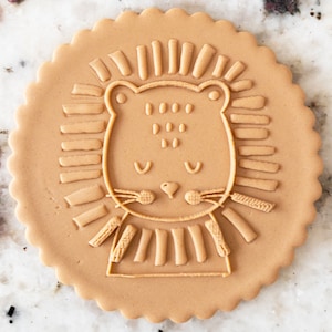Lion Boho POPup Embosser Cookie Biscuit Stamp Fondant Cake Decorating Icing Cupcakes Stencil