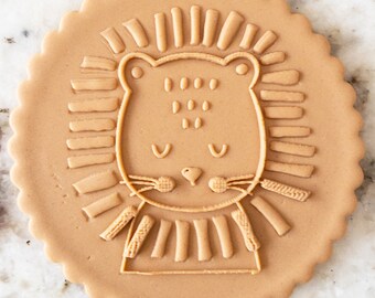 Lion Boho POPup Embosser Cookie Biscuit Stamp Fondant Cake Decorating Icing Cupcakes Stencil