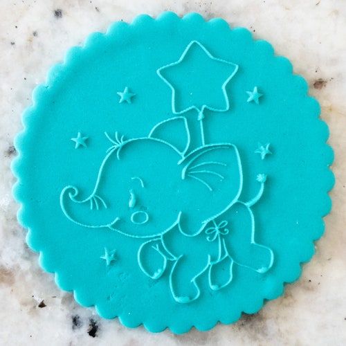 Baby Shower Cookies Stamp Invitation/favors/gift Baby He or Etsy