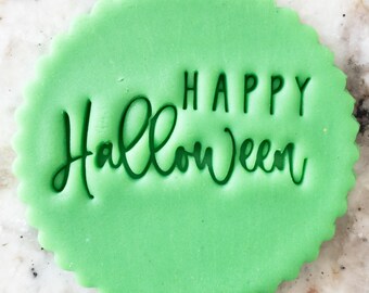 Sello para galletas y galletas de Halloween, fondant, decoración de tartas, glaseado, cupcakes, plantilla