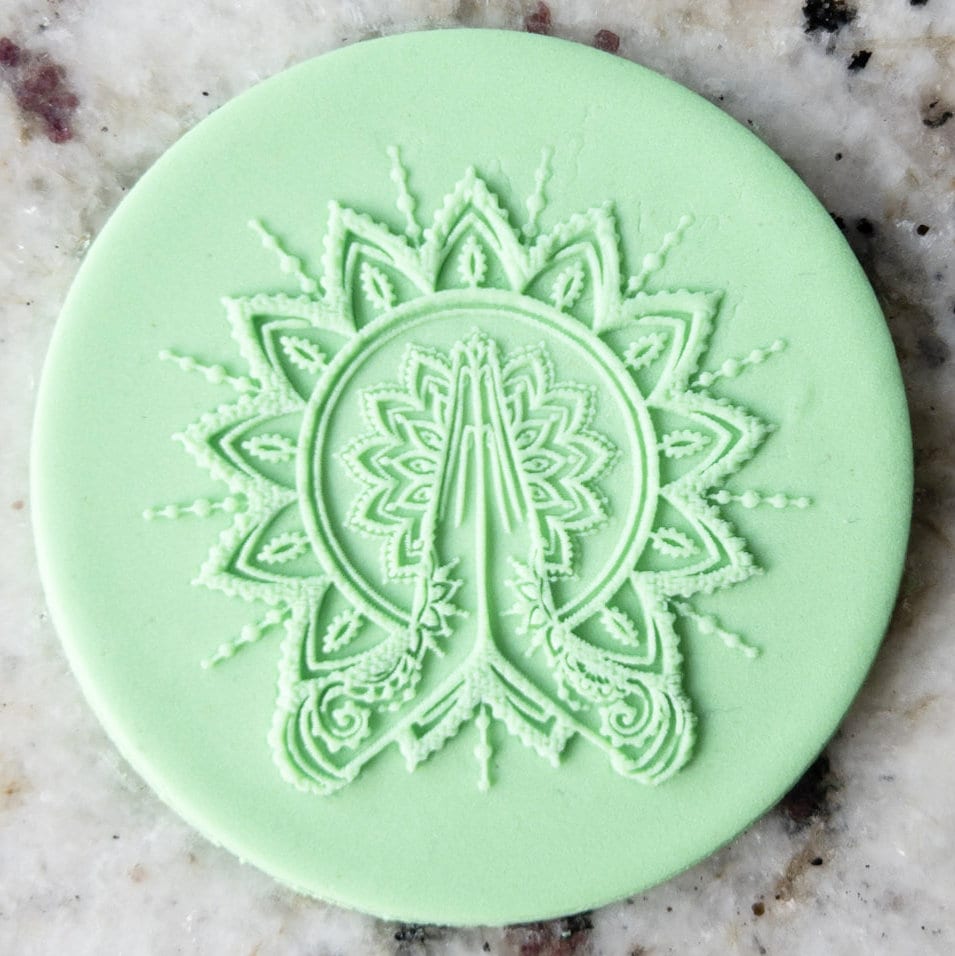 Praying Hands Popup Embosser Cookie Biscuit Stamp Fondant Cake Etsy UK