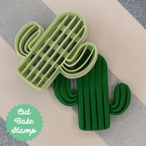 Cactus Cookie Biscuit Cutter Fondant Cake Decorating Icing
