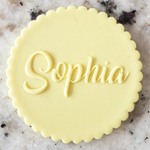 LOVE HEART Valentines Wedding Embosser Stamp Icing Fondant Clay Cupcake