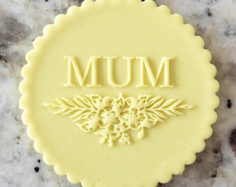Mama Bloemen POPup Embosser Cookie Biscuit Stempel Fondant Taart Decoreren Icing Cupcakes Stencil Moederdag