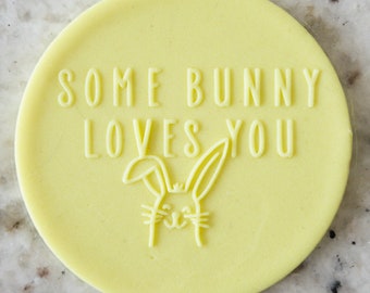 Some Bunny Loves You POPup Embosser Keks Keks stempel Fondant Cake Decorating Cupcakes Schablone Ostern
