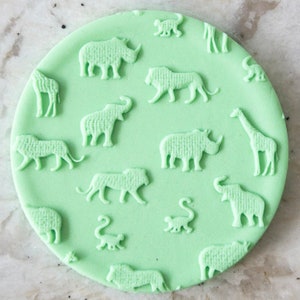 Dschungel TierMuster Halloween POPup Prägung Keks Keks stempel Fondant Kuchen Dekoration i-Tüpfelchen Cupcakes Ton Schablone