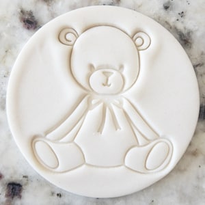 Hugo l&#39;ours Cookie Biscuit Stamp Fondant Décoration de gâteaux glaçage Cupcakes Pochoir Baby Clay