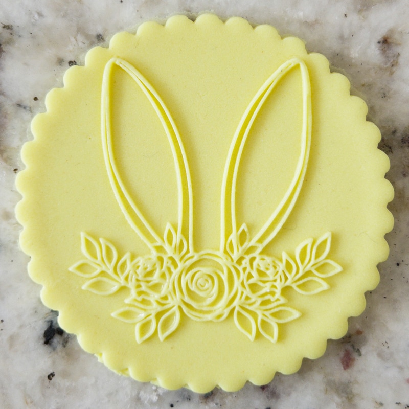 Bunny Fondant Embosser - Etsy