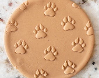 Paw Print Boho POPup Embosser Cookie Biscuit Stamp Fondant Cake Decorating Icing Cupcakes Stencil