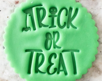 Galletas de truco o trato, sellos para galletas, fondant, decoración de tartas, glaseado, cupcakes, plantilla, Halloween