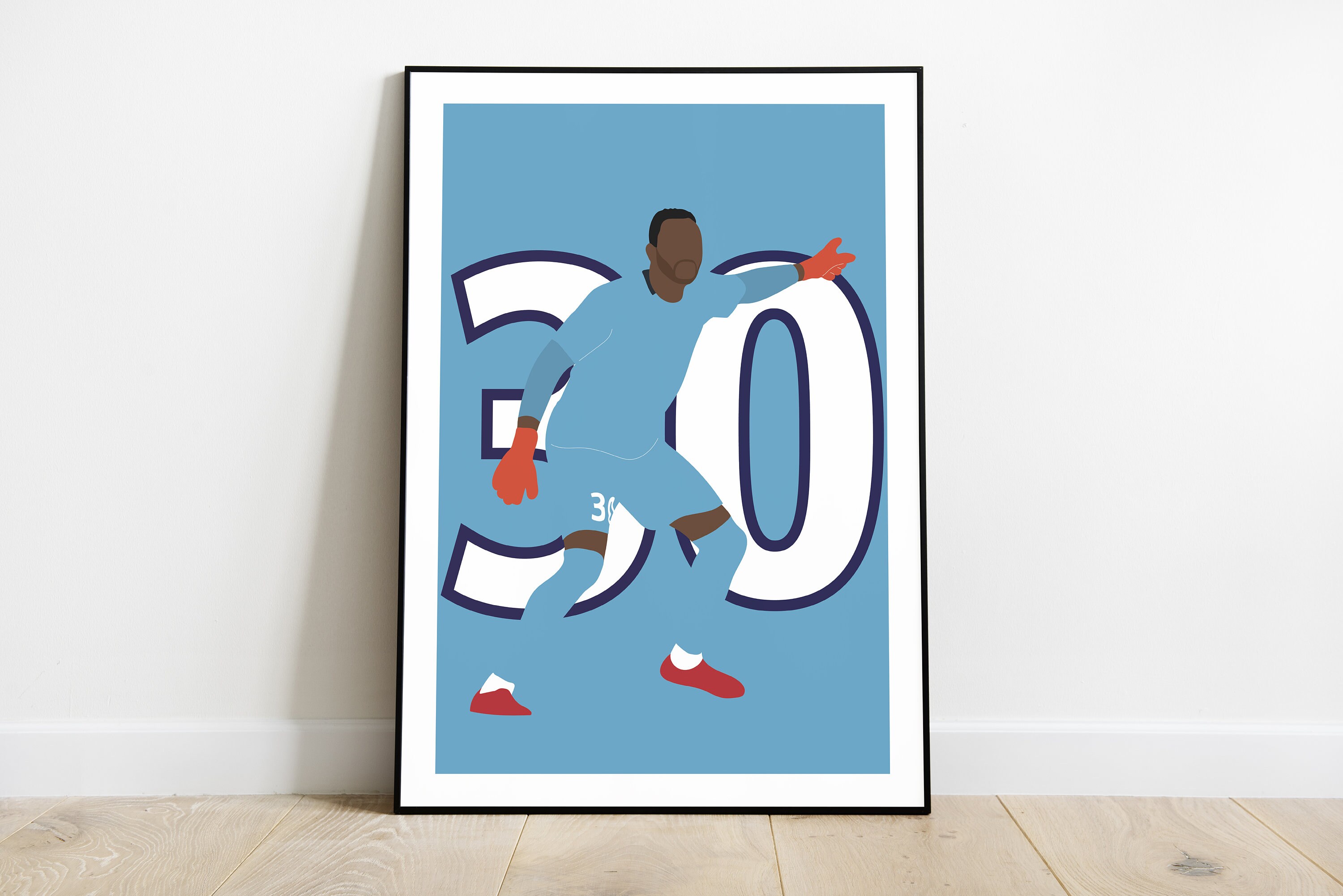 Poster Steve M. | Om Marseille Olympique de Wall Art