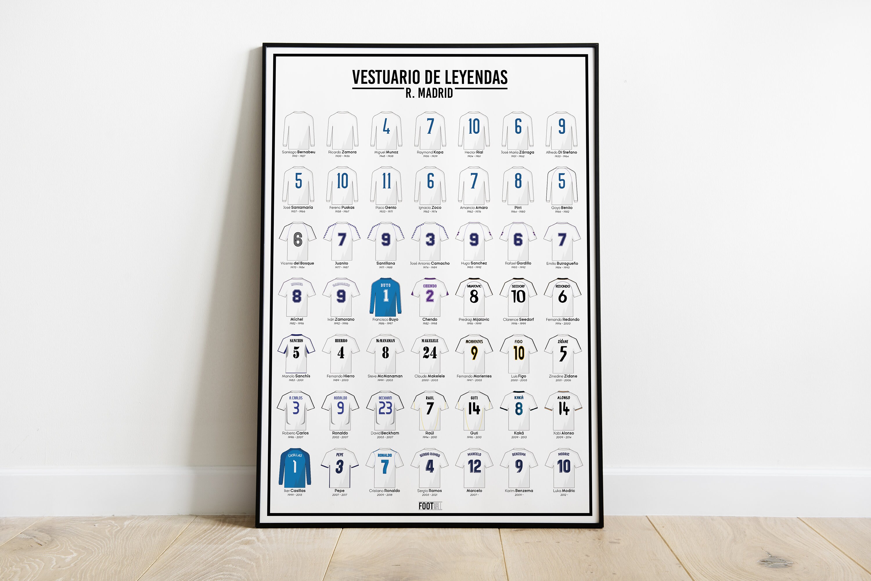 Vestuario de Leyendas | R. Madrid