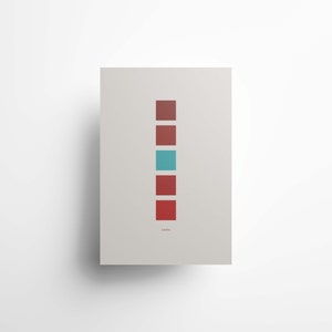 Akira Minimalistyczny plakat, paleta anime, kolory filmów i programów telewizyjnych, abstrakcyjny wydruk artystyczny mangi, wystrój inspirowany japońsko-koreańskim