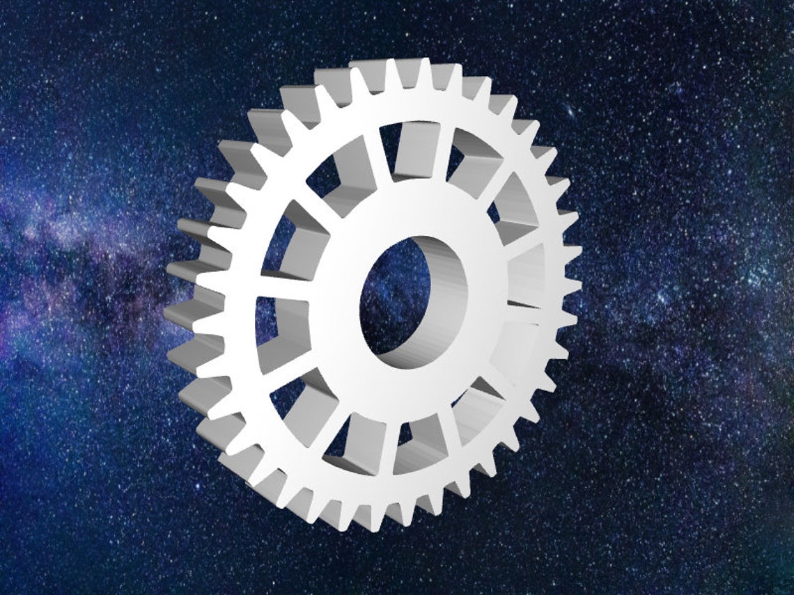 STL File Mechanical Gear Part for Engines Clocks Robots Etsy