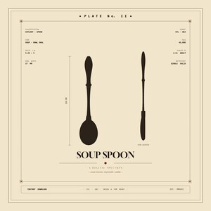 Set di posate vittoriane decorate in formato STL: forchetta e cucchiaio da minestra, file per stampa 3D, set da tavola barocco, miniatura per casa delle bambole, download digitale per la stampa.