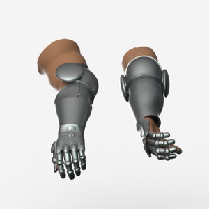 Gauntlet for Cosplay Armor 3D Model Digital STL File - Etsy Canada