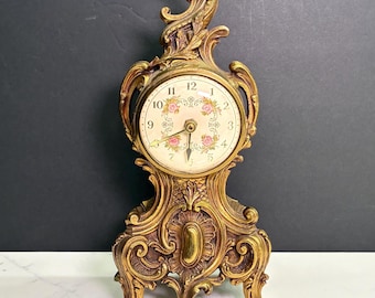 Le Castel Neuchateloise Louis XVI - Marie Antoinette Mantle Clock