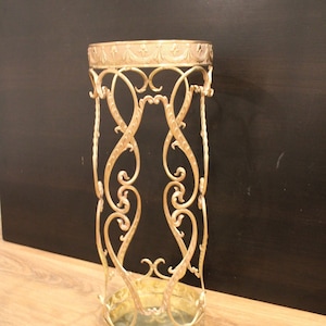Vintage Brass Umbrella Stand | Cane Holder