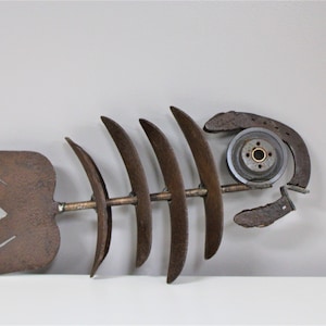 Handmade Recycled Metal Fish Sculpture