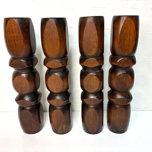 Four Pine Table Legs 9" tall | Bench Legs | Coffee Table Legs | Night Stand Legs | Furniture Parts