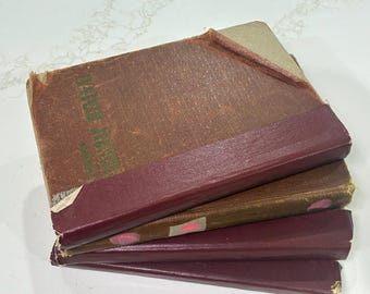 4 himnarios antiguos / Partituras para arte y reutilización / Himnarios de culto de Cokesbury