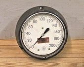Vintage Industrial Machine Pressure Gauge Steampunk Lamp Part Industrial Decor