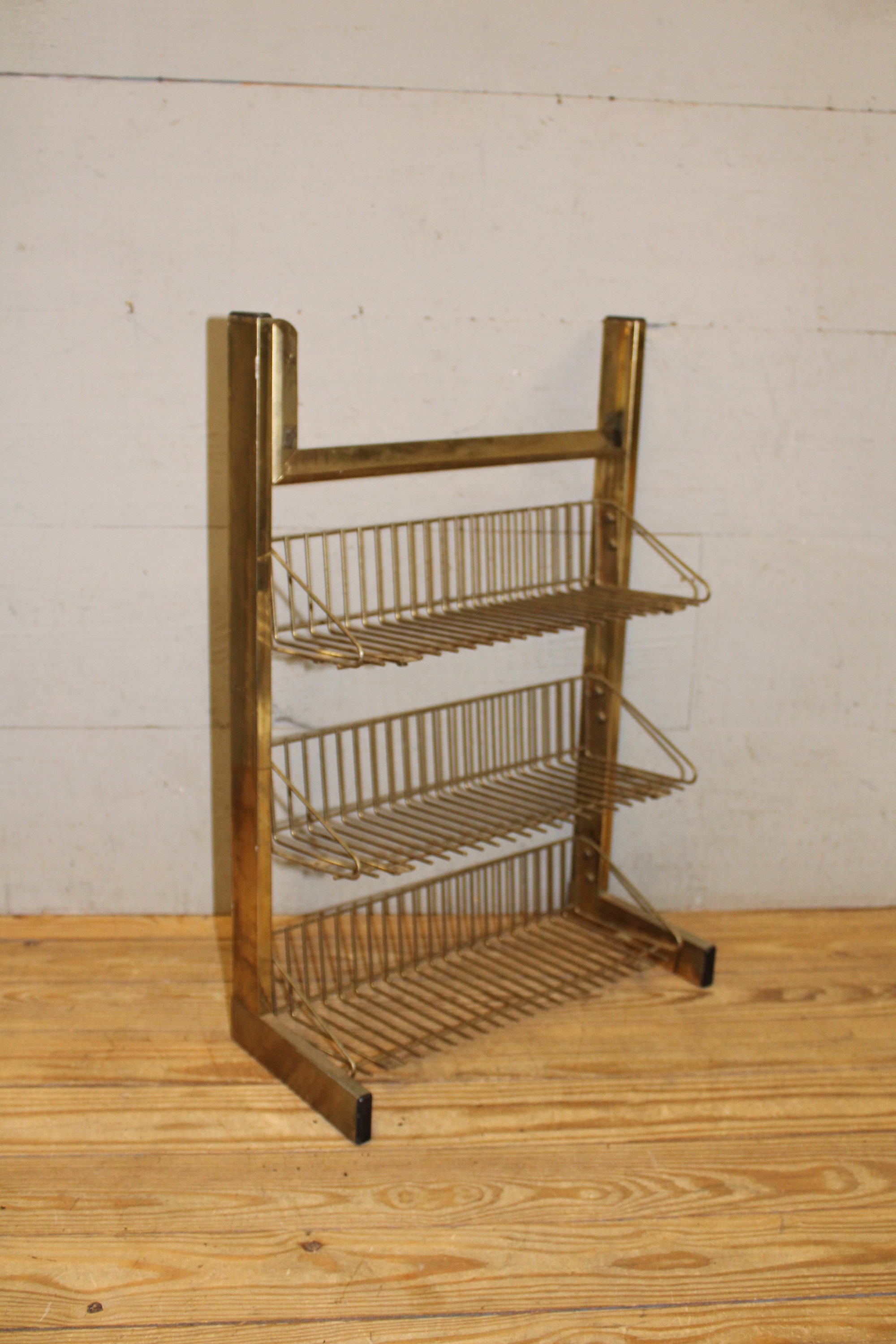 Wooden Metal Wall Shelf with Hooks – FORPOST TRADE INC.