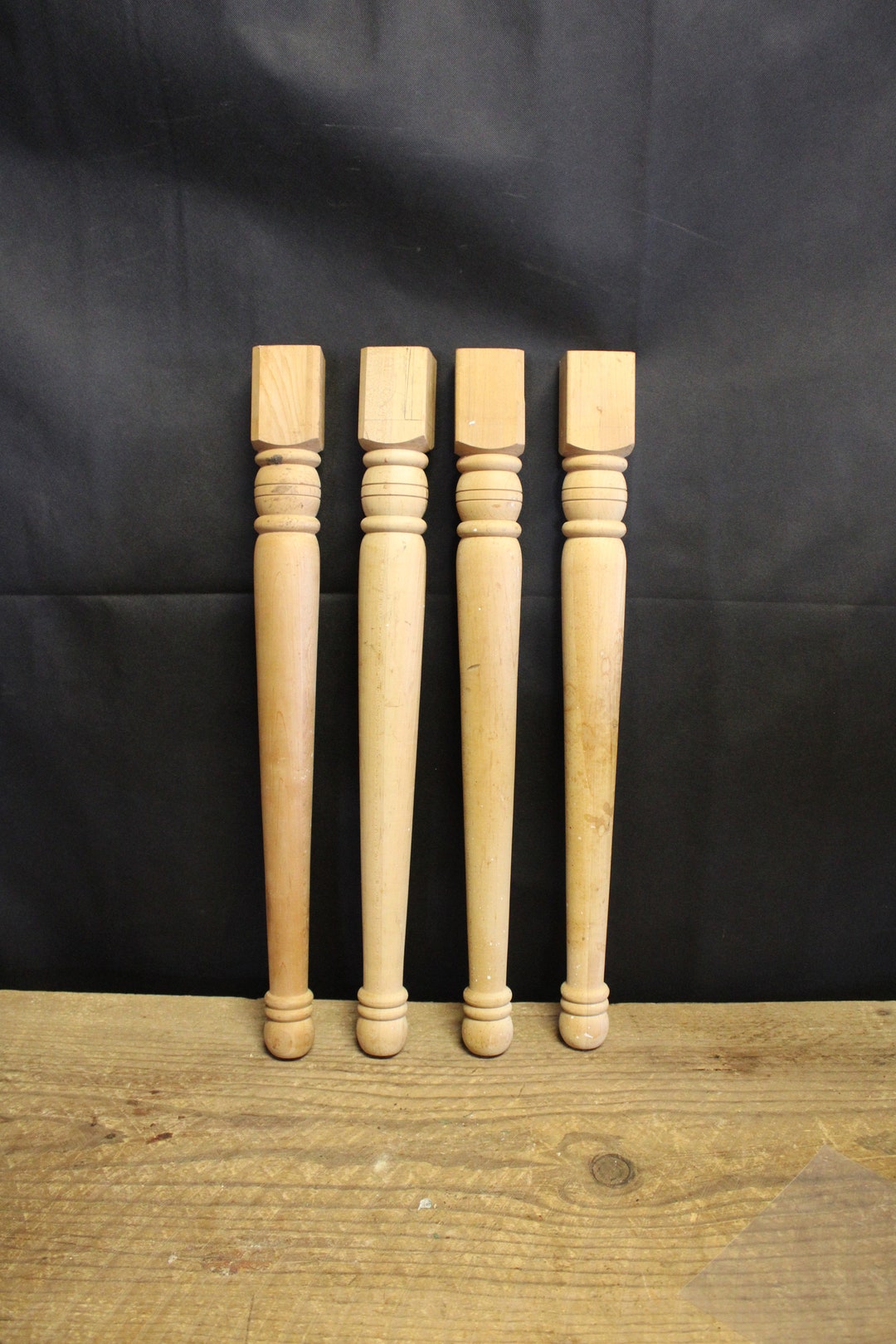 Set of 4 Salvaged 29 Tall Table Legs Dining Table Legs Console Table