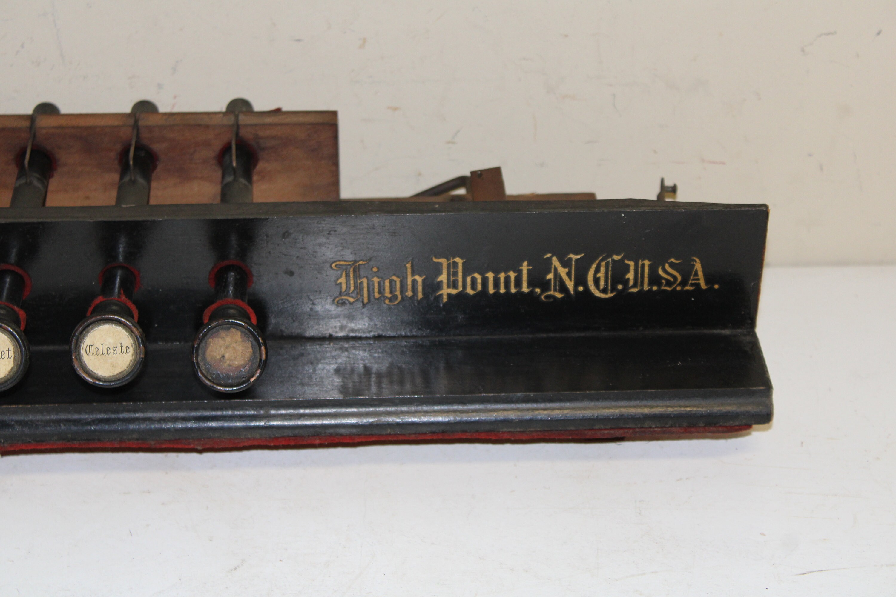 Vintage Shipman Pump Organ Knobs and Controls Musical Room Etsy