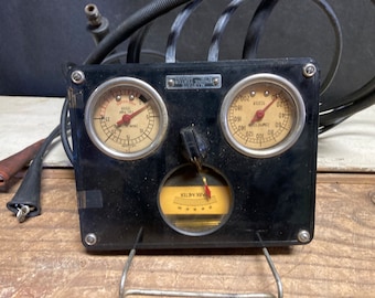 Vintage All State Engine Tester Kit | Industrial Decor | Steampunk Sculpture