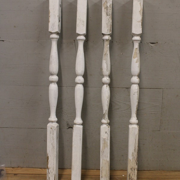 Set of 4 Chippy Architectural Spindles Balusters