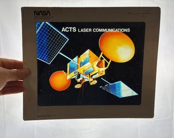 RARE Vintage NASA Slides - Collection of 20 Slides | 10" x 12" Slides | Space Travel Memorabilia | Space Program History