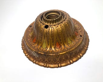 Antique Flush Mount Light | Antique Lighting | Historic Home Restoration